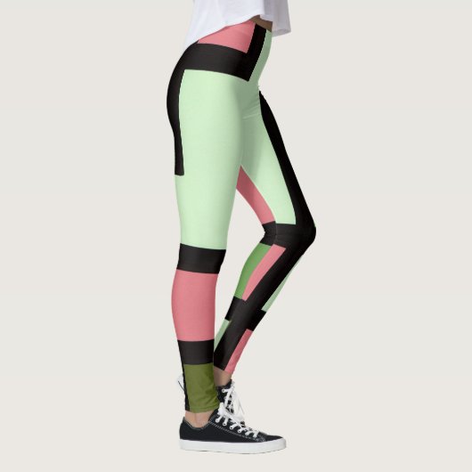mapper #5 レギンス 抽象画 幾何学 モダン leggings (Rechts)
