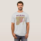 maps Miami T-shirt (Voorkant volledig)