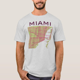 maps Miami T-shirt