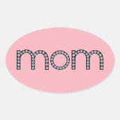 Mapsticker Ovale Sticker (Voorkant)