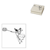 Maptoir met toverstaf rubberstempel (Gestempeld)