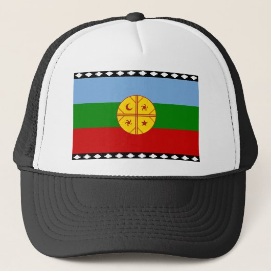 Mapuche Flag Trucker Pet (Voorkant)