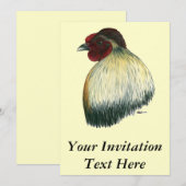 Mapuche Huastec Rooster Kaart (Voorkant / Achterkant)