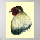 Mapuche Huastec Rooster Poster (Voorkant)