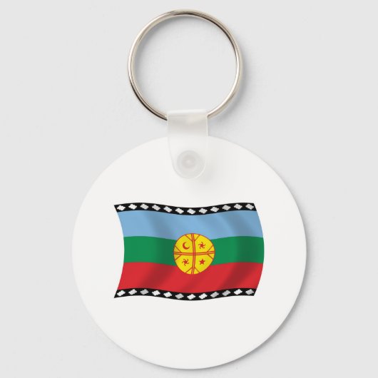 Mapuches Flag Sleutelhanger (Voorkant)