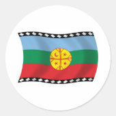 Mapuches Flag Sticker (Voorkant)