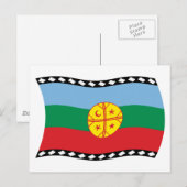 Mapuches Vlag Ansichtkaart Briefkaart (Voorkant / Achterkant)