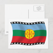 Mapuches Vlag Ansichtkaart Briefkaart (Voorkant / Achterkant)