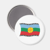 Mapuches Vlag Magneet (Voorkant / Achterkant)