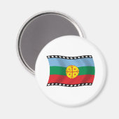 Mapuches Vlag Magneet (Voorkant / Achterkant)