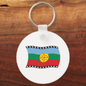 Mapuches Vlag Sleutelhanger (Voorkant)
