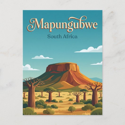 Mapungubwe National Park Zuid-Afrika Briefkaart (Voorkant)