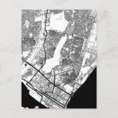 Maputo Mozambique City Map Briefkaart (Voorkant)