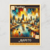 Maputo, Mozambique | schilderij Briefkaart (Voorkant)