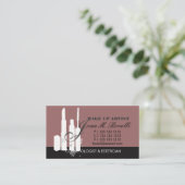 Maquillage chic Makeup Artist Cosmetoloog MUA Visitekaartje (Staand voorkant)