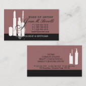 Maquillage chic Makeup Artist Cosmetoloog MUA Visitekaartje (Voorkant / Achterkant)