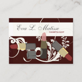 Maquillage Cosmetics Lipstick Trio Makeup Artist Visitekaartje