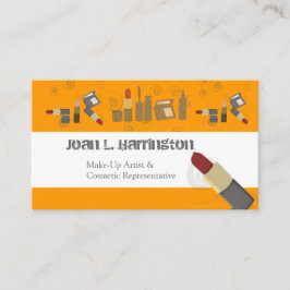 Maquillage Lipstick MUA Cosmetic Makeup Artist Visitekaartje