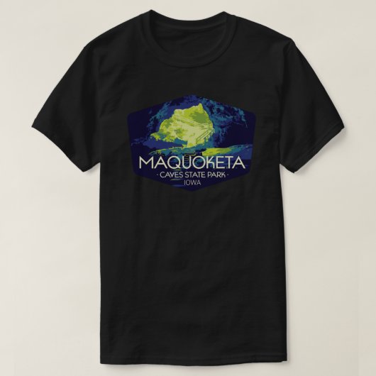 Maquoketa Caves State Park Sticker T-shirt (Design voorkant)