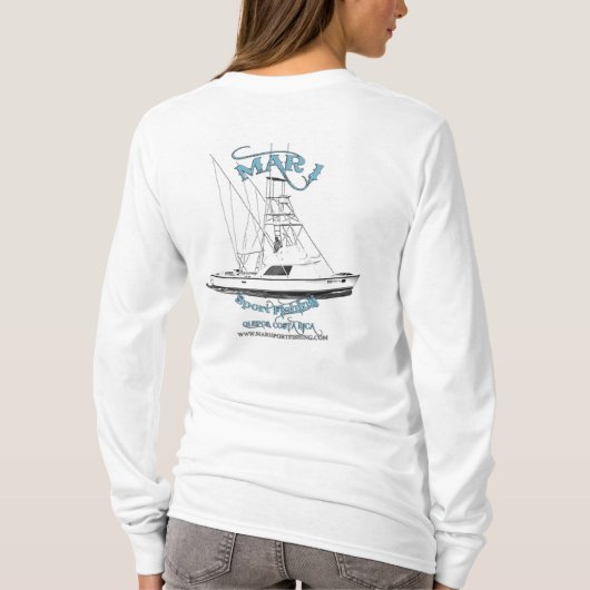 Mar1 31-inch Bertram droog lange hoes T-shirt (Achterkant)