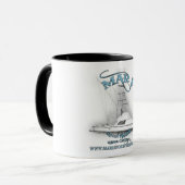 Mar1 Sport Vist 31' Classic Bertram Coffee Mok (Voorkant links)