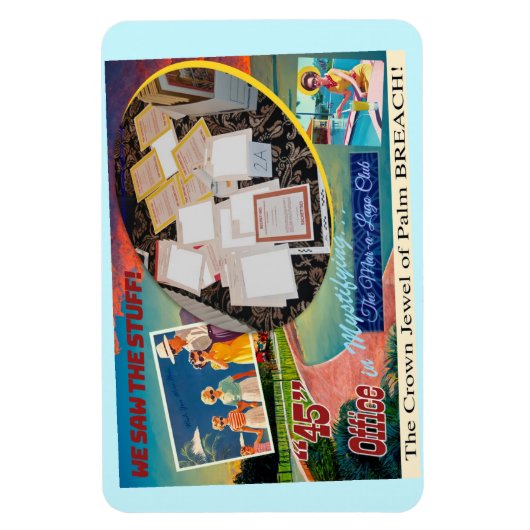 Mar-a-Lago TOP SECRET Magnet Magneet (Verticaal)