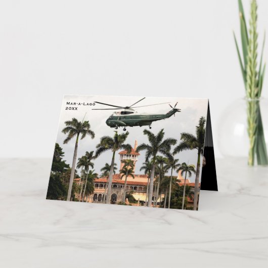 Mar-a-Lago Trump 🎉 Grappige 50ste verjaardag Kaar (Voorkant)