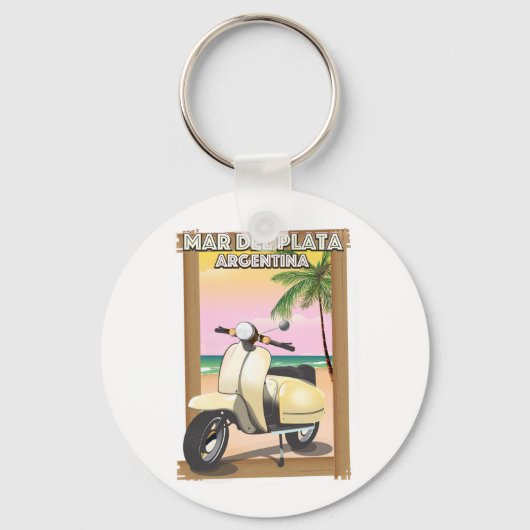Mar del Plata Argentina Sleutelhanger (Voorkant)