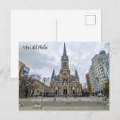 Mar del Plata, Argentinië, Basiliek Los Santos Briefkaart (Voorkant / Achterkant)
