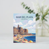 Mar del Plata Argentinië Briefkaart (Staand voorkant)