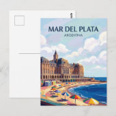 Mar del Plata Argentinië Briefkaart (Voorkant / Achterkant)