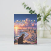Mar del Plata Argentinië Briefkaart (Staand voorkant)