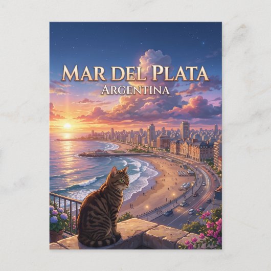 Mar del Plata Argentinië Briefkaart (Voorkant)