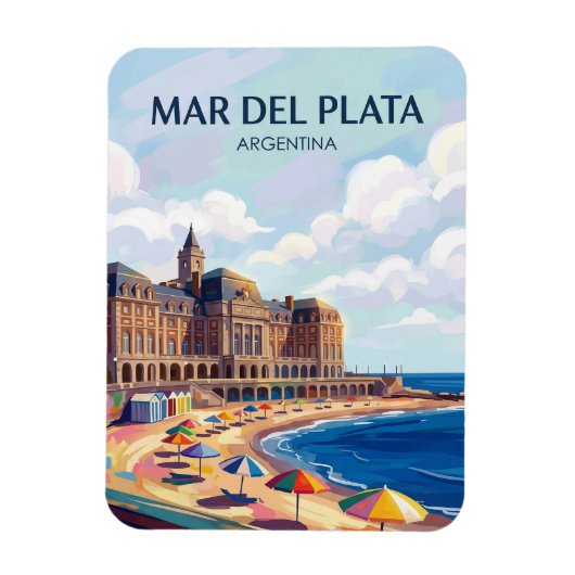 Mar del Plata Argentinië Magneet (Verticaal)