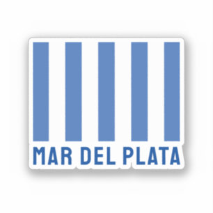 Mar del Plata (Vlag), Argentinië Sticker
