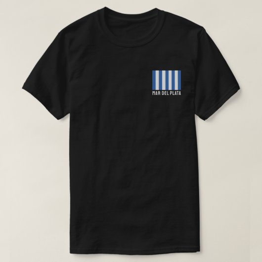 Mar del Plata (Vlag), Argentinië T-shirt (Design voorkant)