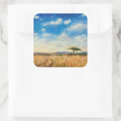 Mara Landscape 2012 Vierkante Sticker (Tas)