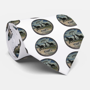 Mara Trompet Glory Afrikaanse Olifant Zebra Kledin Stropdas