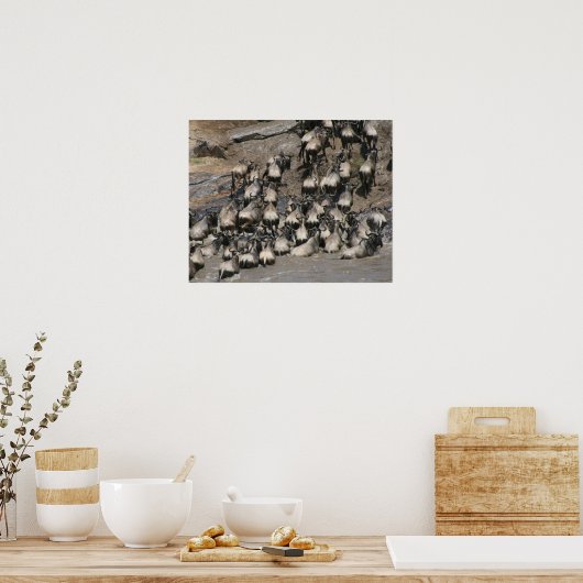 mara wilde beest poster (Keuken)