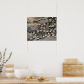 mara wildebeest poster (Keuken)