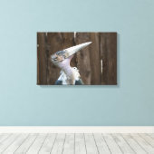 Maraboe-ooievaar Canvas Afdruk (Insitu (Houten vloer))