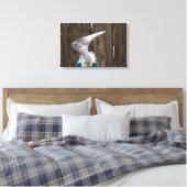Maraboe-ooievaar Canvas Afdruk (Insitu (Slaapkamer))