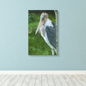 Marabou Canvas Afdruk (Insitu (Houten vloer))