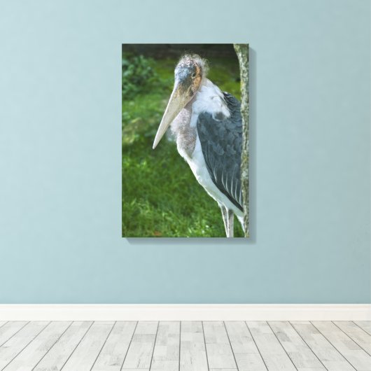 Marabou Canvas Afdruk (Insitu (Houten vloer))