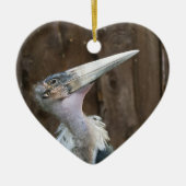 Marabou Stork Keramisch Ornament (Voorkant)