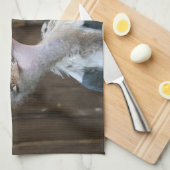 Marabou Stork Theedoek (Quarter Fold)