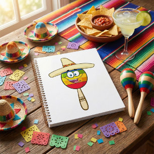 Maraca met Sombrero Kleurrijk Feest Planner