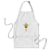 Maraca with Sombrero Colorful Fiesta Standaard Schort (Voorkant)