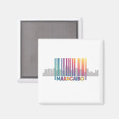 Maracaibo City Barcode Art Latin Pride Magneet (Voorkant / Achterkant)