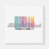 Maracaibo City Barcode Art Latin Pride Magneet (Voorkant)